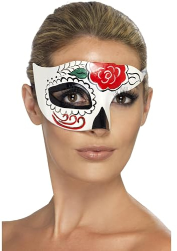 Day of the Dead Half Eye Mask