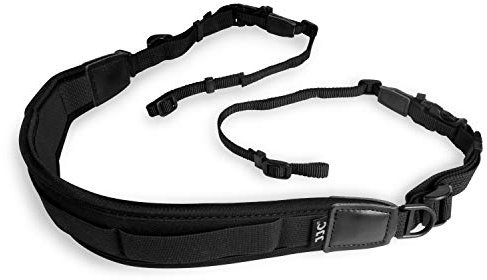 Ares Foto® Tracolla per reflex. Cinghia per fotocamere, ben imbottito, realizzato in neoprene. per Nikon Canon Eos Sony Alpha Olympus Pentax Leica Fujifilm ..