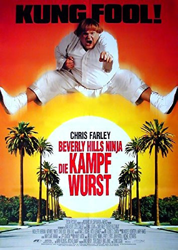 Die Kampfwurst - Beverly Hills Ninja (1997) | original Filmplakat, Poster [Din A1, 59 x 84 cm]