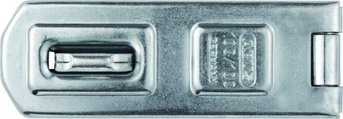 ABUS Überfalle 100/100 - Vorrichtung für Vorhängeschlösser - für einschlagende Türen - 01449 - ABUS-Sicherheitslevel 4 - Silberfarben