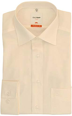 OLYMP Herren Oberhemd Langarm - Level Five, Comfort Fit, 100% Baumwolle & New Kent Kragen - Pflegeleichtes Hemd Herren