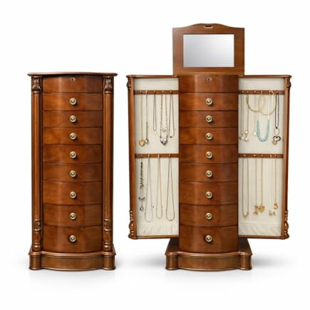 Hives and Honey Florence Large Jewelry Armoire Jewelry Organizer