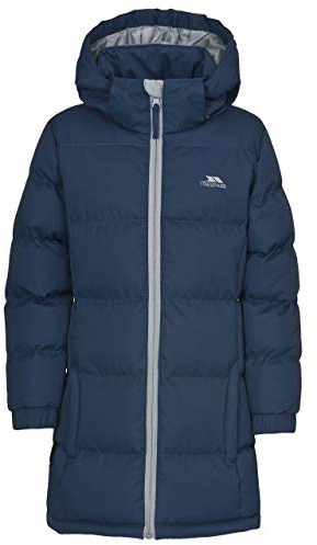 Trespass Girls Padded Jacket Windproof Water Resistant Hooded School Coat Tiffy
