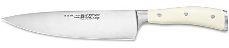Wüsthof Kochmesser 20 cm Klinge, Classic Ikon Crème (4596-6/20), geschmiedet, Edelstahl, rostfrei, Küchenmesser sehr scharfe Klinge, weißer Griff