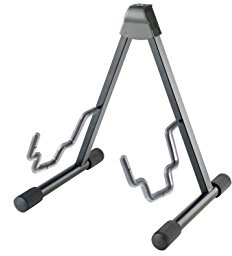 K&M Universal-Gitarrenständer für E- & A-Gitarren und Bässe, MADE IN GERMANY (5 Jahre Garantie)