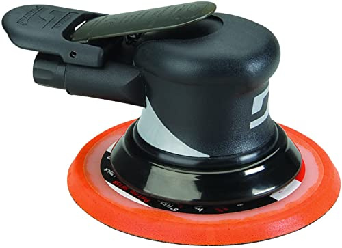 Dynabrade (56859) Dynorbital Supreme 6 (152 mm) Diameter Random Orbital Sander, Non-Vacuum | Proportionate 3/32 (2.5 mm) Diameter Orbit | 12000 RPM Pneumatic Motor