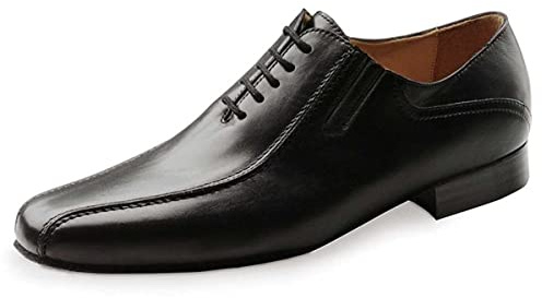 Werner kärna herr danssko 28017 – läder svart – 2 cm standardstycke – normal bredd – Made in Italy, - svart - 42 2/3 EU