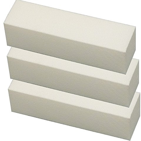 GS-Nails 10 Nagel Buffer Weiß Profi-Schleifblock Maniküre