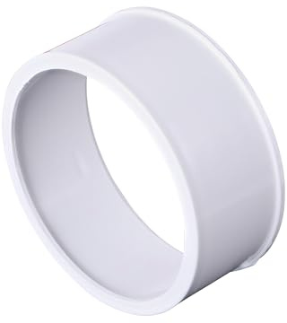 NDS 2P42 PVC Adapter Bushing, 4-Inch, for DWV/SCH40 Spt X S&D Hub Connections, for Use with 4-Inch DWV/SCH40 and Sewer and Drain Pipe, White