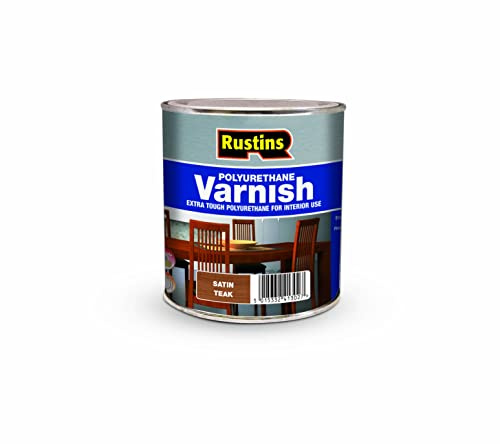 Rustins Polyurethane Varnish Teak Satin 1l