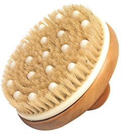 Croll & Denecke Massagehandbürste mit Holzknauf