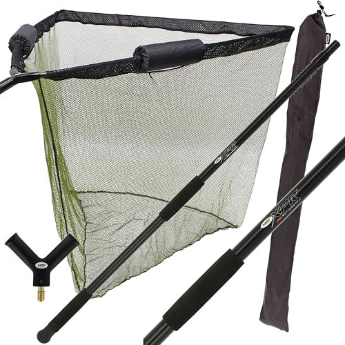 42 Carp Fishing Landing Dual Net Float System With 2m Telescopic Handle NGT