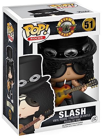 Funko POP! Vinyl: Rocks: GN'R: Slash - Guns N Roses - Collectable Vinyl Figure - Gift Idea - Official Merchandise - Toys for Kids & Adults - Music Fans - Model Figure for Collectors and Display
