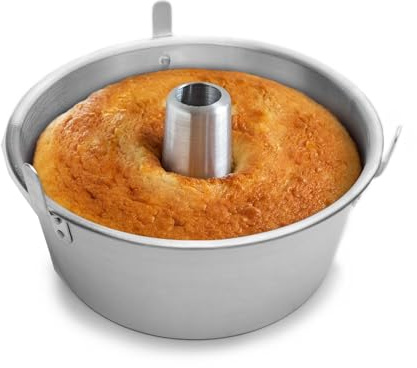 Fox Run Angel Food Cake Pan, Removable Bottom, Aluminum 9.75 Tube Cake Pan