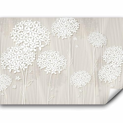 murando - Fototapete Vlies Blumen, 400x280 cm, Schlafzimmer, Wohnzimmer | Full HD Druck, 3D-Effekt, lichtbeständige Farben, ideal fürs Wohn- oder Schlafzimmer, schnelle Montage, lichtbeständig, edel