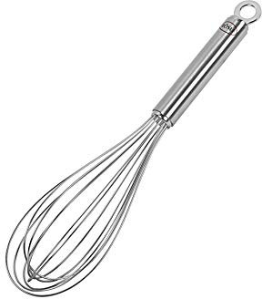 RÖSLE Frusta di ottima qualità con manico sottile, in acciaio inossidabile 18/10, lavabile in lavastoviglie, lunghezza 27 cm