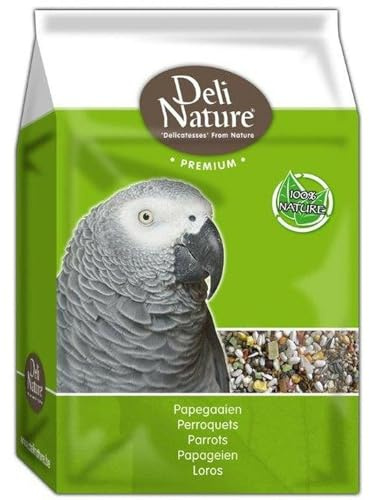 Deli Nature Premium PAPAGEIEN-Futter 3 kg mit Obst Saaten Getreide