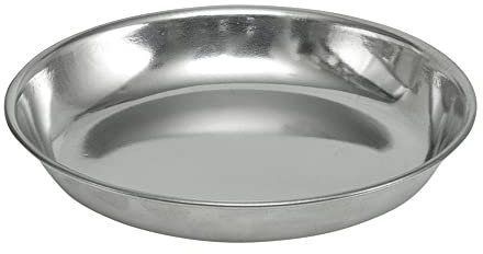 Nobby Edelstahlnapf flach Ø 12,5 cm 0,20 ltr., 1 Stück