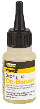 5 x 20g Everbuild Super Glue DeBonder Remover SuperGlue Removal Cleaner Dissolve