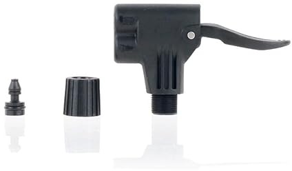 HEYNER® Luftpumpen-Kopf mit Hebelstecker | Ersatzadapter für Schläuche bis 10mm Außendurchmesser, Luftpumpen-Ersatz