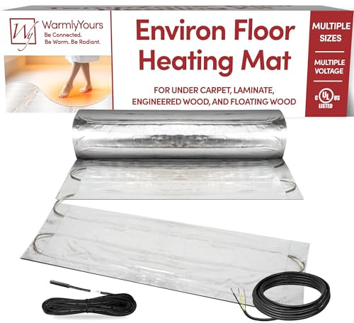 WarmlyYours Environ Radiant Heat Mat, 18 sq.ft. 120V, Cut-and-Turn