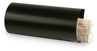 Mefa Rotolo per giornali 88 jet black lucida (RAL 9005) semi tondo