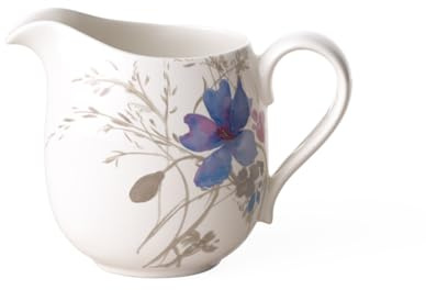 Villeroy und Boch Mariefleur Gris Milchkännchen, 300 ml, Premium Porzellan
