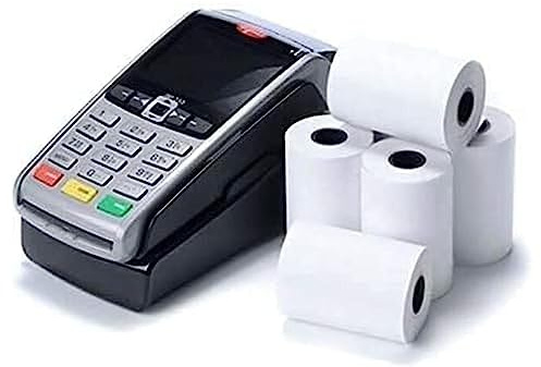 Double Dragon Lot de rouleaux de papier thermique pour tickets de caisse enregistreuse - 57 x 40 mm 100 Rolls