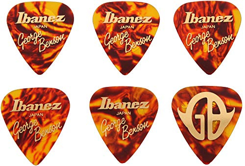 IBANEZ George Benson Signature Plektren - 6er Pack - Flat Pick (B1100GB)