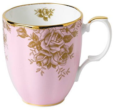 Royal Albert 100 Years 40017594 1960 Golden Rose Tasse, 0,4 l, Rosa, Knochenporzellan