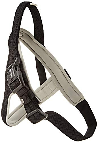 Nobby Norwegergeschirr Mesh Preno, grau L: 50-64 cm + 42 cm, B: 25/35 mm, 1 Stück