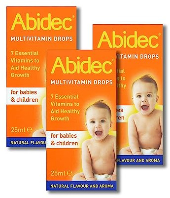 Abidec Multivitamin Drops for Children and Babies- 3 Pack