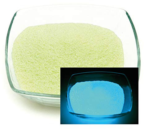 lumentics Granulato Premium – granulato fosforescente, Granelli colorati fotoluminescenti, Granulato colorato, decorazione luminosa, pietre luminose