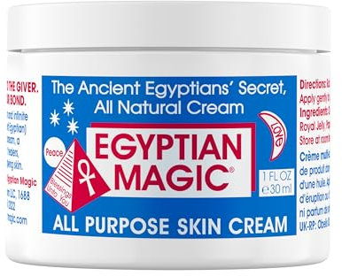Egyptian Magic - All Purpose Face, Body, and Dry Skin Moisturizing Cream, Skin Protectant for Women & Men, 1oz Jar