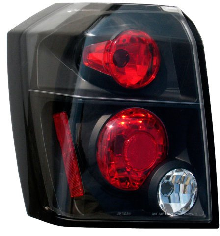 AutoStyle Satz Heckleuchten passgenau | kompatibel mit Dodge Caliber 2006- - Schwarz (exkl. Nebelschlussleuchte)