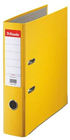 Esselte 10782 75 mm spak bågfil – gul