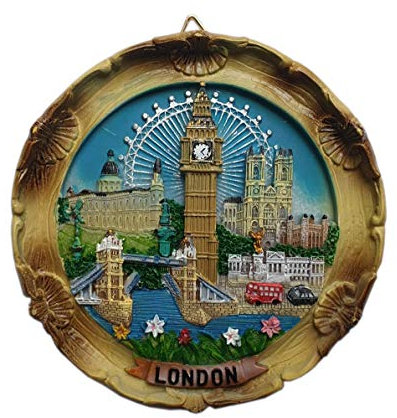 Plates 6180 London Urban Panorama Souvenir Decorative 10 cm