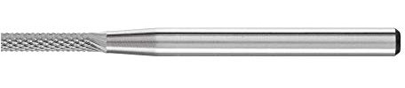 PFERD TOOLS HM-Frässtift, Zylinderform ZYA, Zahnung MICRO, Frässtift-ø 2mm, Schaft-ø 3mm, Länge 40mm, 21201173 – für die Feinbearbeitung auf nahezu allen Materialien bis 68 HRC