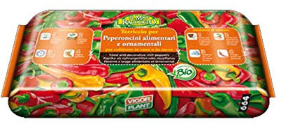 VIGORPLANT TERRICCIO PEPERONCINI 20LT CONCIMI ORTO VERDURE COLTIVARE
