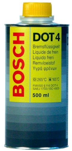 BOSCH Bremsflüssigkeit Bremsöl + BRAKE FLUID 0,5Liter