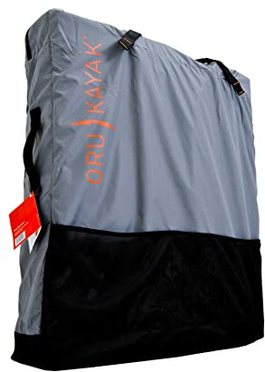 Oru Kayak Oru Pack, Rucksack für Faltbare Kajaks, Strapazierfähiges Nylon, Gepolsterte Schultergurte und Hüftgurt, 2 Griffe, Strapazierfähiger Reißverschluss, 1,4 kg