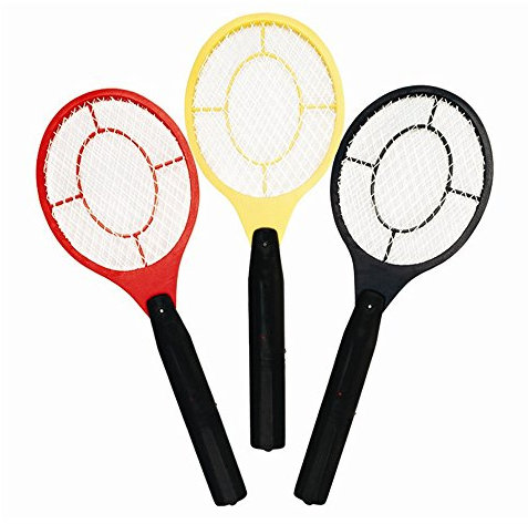 Handheld Bug Zapper Racket Electronic Mosquito Fly Swatter Insects Electric Bat