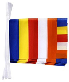 Flaggenfritze® Fahnenkette Buddhismus, Länge 5,9 cm