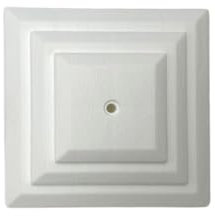 Pack of 5 Plastic Fence Post Caps, White, to fit a 3 75mm Post, Rot Proof. (GT0043). UK Made. Free UK Postage