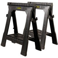 STANLEY Storage 060864R 31.5 Folding Sawhorse 2 Count