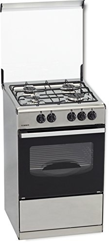 ROMMER VC-4 INOX Independiente Encimera de gas Acero inoxidable - Cocina (Cocina independiente, Acero inoxidable, Giratorio, Frente, Encimera de gas, Acero inoxidable)