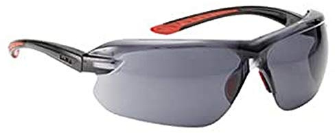 Bollé Safety PSSIRI--410, Schutzbrille, schwarz/rot, Einheitsgröße Serie IRI-s