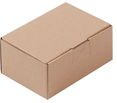 BB-Verpackungen 100x Faltkartons 160x114x60mm 1-wellig braun (100 Stück)| Großer Versandkarton, ideal als Warensendung, DHL Päckchen S, GLS/DPD XS-Paket