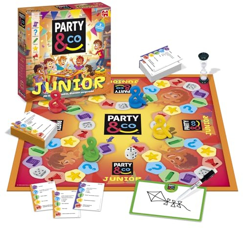 Party & Co. Junior - Juego de Mesa multiprueba para niños +8 Años