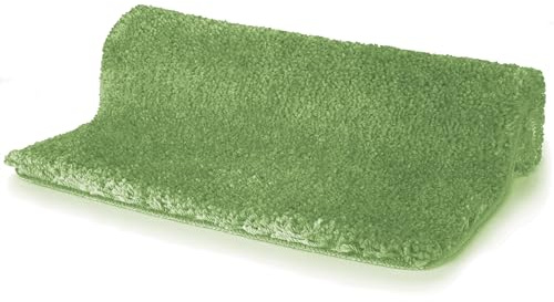 Spirella Highland Mikrofaser-Badematte – rutschfest, schnelltrocknend und waschbar – 100% weiches und strapazierfähiges Polyester – 60 x 90 cm – Olivgrün